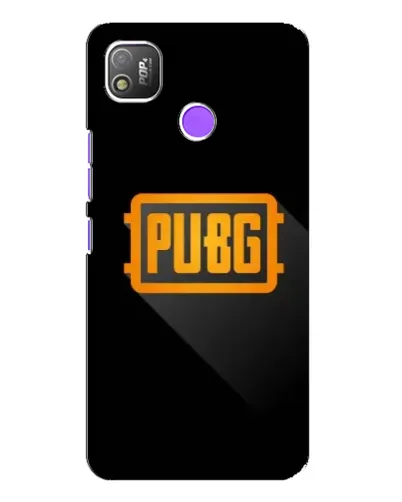 Чехол для TECNO POP 4 с картинкой «PUBG — рамка лого» Чехол для TECNO POP 4 с картинкой «PUBG — рамка лого»