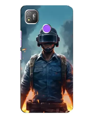 Чехол для TECNO POP 4 с картинкой «PUBG — реалистичный герой» Чехол для TECNO POP 4 с картинкой «PUBG — реалистичный герой»
