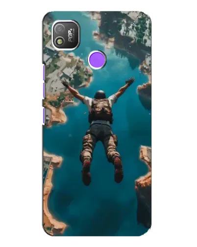 Чехол для TECNO POP 4 с картинкой «PUBG — свободное падение» Чехол для TECNO POP 4 с картинкой «PUBG — свободное падение»