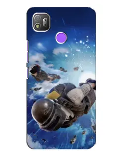 Чехол для TECNO POP 4 с картинкой «Десант PUBG — прыжок» Чехол для TECNO POP 4 с картинкой «Десант PUBG — прыжок»