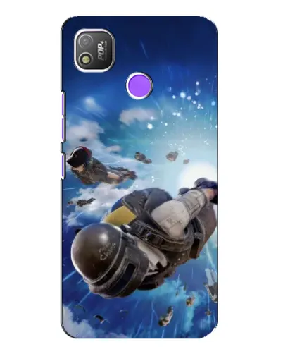 Чехол для TECNO POP 4 с картинкой «Десант PUBG — прыжок» Чехол для TECNO POP 4 с картинкой «Десант PUBG — прыжок»