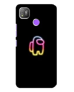 Чохол для TECNO POP 4 з картинкою «Among Us градієнт»
