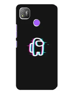 Чохол для TECNO POP 4 з картинкою «Among Us неон»