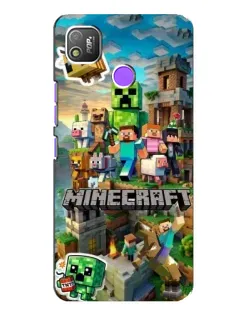 Чохол для TECNO POP 4 з картинкою «Замок Minecraft» Чохол для TECNO POP 4 з картинкою «Замок Minecraft»