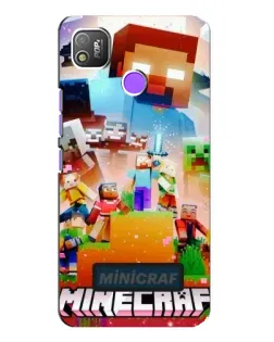 Чохол для TECNO POP 4 з картинкою «Minecraft герої гри» Чохол для TECNO POP 4 з картинкою «Minecraft герої гри»