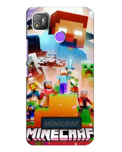 Чохол для TECNO POP 4 з картинкою «Minecraft герої гри» Чохол для TECNO POP 4 з картинкою «Minecraft герої гри»