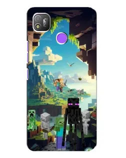 Чохол для TECNO POP 4 з картинкою «Ендермен у лісі» Чохол для TECNO POP 4 з картинкою «Ендермен у лісі»