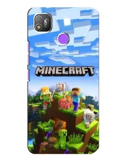 Чохол для TECNO POP 4 з картинкою «Minecraft класичний світ» Чохол для TECNO POP 4 з картинкою «Minecraft класичний світ»