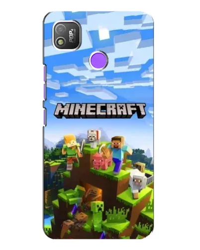 Чохол для TECNO POP 4 з картинкою «Minecraft класичний світ» Чохол для TECNO POP 4 з картинкою «Minecraft класичний світ»
