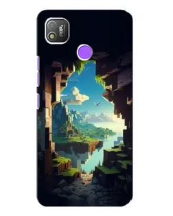 Чохол для TECNO POP 4 з картинкою «Вид з печери» Чохол для TECNO POP 4 з картинкою «Вид з печери»