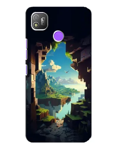 Чохол для TECNO POP 4 з картинкою «Вид з печери» Чохол для TECNO POP 4 з картинкою «Вид з печери»