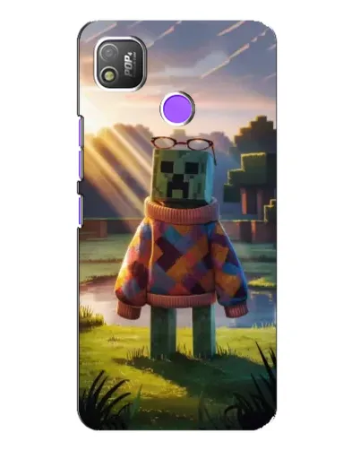 Чохол для TECNO POP 4 з картинкою «Кріпер у светрі» Чохол для TECNO POP 4 з картинкою «Кріпер у светрі»