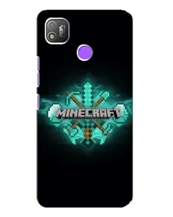 Чохол для TECNO POP 4 з картинкою «Minecraft Diamond лого» Чохол для TECNO POP 4 з картинкою «Minecraft Diamond лого»