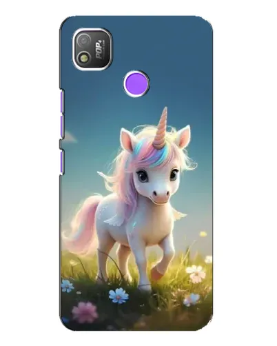 Чехол для TECNO POP 4 с картинкой «Единорог на поляне» Чехол для TECNO POP 4 с картинкой «Единорог на поляне»