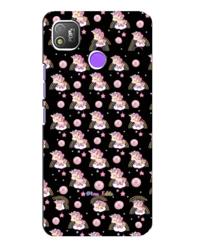Чехол для TECNO POP 4 с картинкой «Magic Unicorn паттерн» Чехол для TECNO POP 4 с картинкой «Magic Unicorn паттерн»