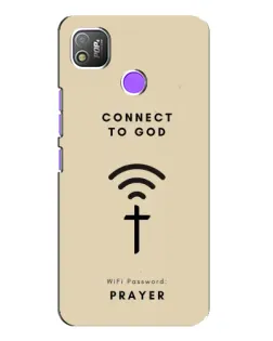 Чехол для TECNO POP 4 с картинкой «Молитва Connect»
