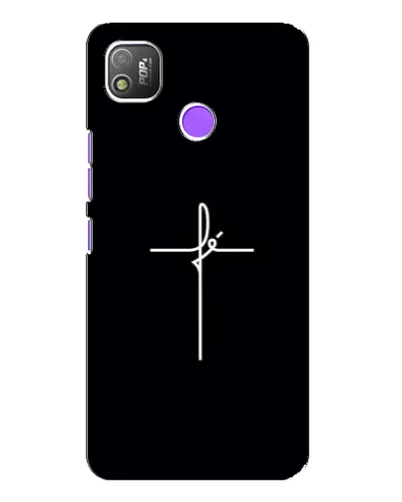 Чехол для TECNO POP 4 с картинкой «Тонкий крест» Чехол для TECNO POP 4 с картинкой «Тонкий крест»