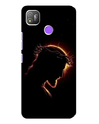 Чехол для TECNO POP 4 с картинкой «Терновый венец» Чехол для TECNO POP 4 с картинкой «Терновый венец»