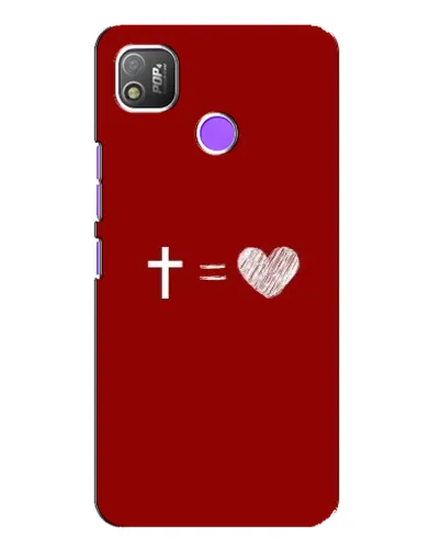 Чехол для TECNO POP 4 с картинкой «Уравнение любви» Чехол для TECNO POP 4 с картинкой «Уравнение любви»
