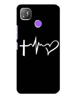 Чехол для TECNO POP 4 с картинкой «Пульс веры»