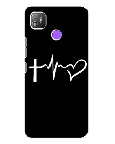 Чехол для TECNO POP 4 с картинкой «Пульс веры» Чехол для TECNO POP 4 с картинкой «Пульс веры»