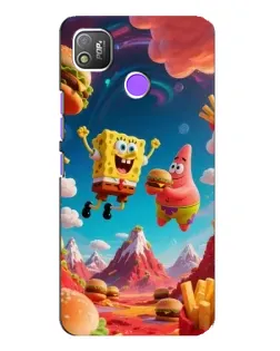 Чехол для TECNO POP 4 с картинкой «Космический фастфуд» Чехол для TECNO POP 4 с картинкой «Космический фастфуд»