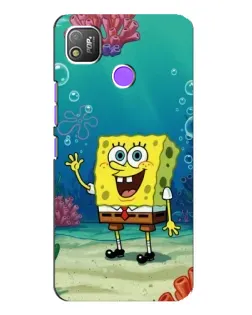 Чехол для TECNO POP 4 с картинкой «Подводный привет» Чехол для TECNO POP 4 с картинкой «Подводный привет»