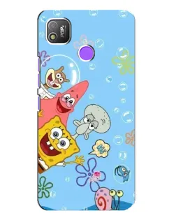 Чехол для TECNO POP 4 с картинкой «Веселые пузырьки» Чехол для TECNO POP 4 с картинкой «Веселые пузырьки»