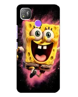 Чехол для TECNO POP 4 с картинкой «Взрывной Спанч Боб» Чехол для TECNO POP 4 с картинкой «Взрывной Спанч Боб»