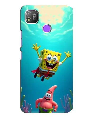 Чехол для TECNO POP 4 с картинкой «Спанч Боб под водой» Чехол для TECNO POP 4 с картинкой «Спанч Боб под водой»