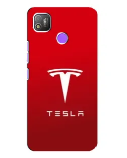 Чехол для TECNO POP 4 с картинкой «Tesla Red Classic»