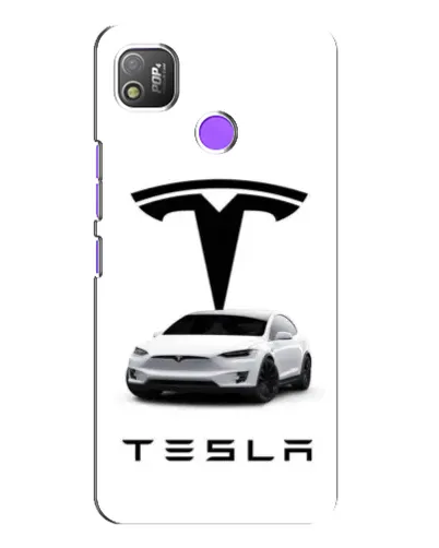 Чехол для TECNO POP 4 с картинкой «Tesla White Style»