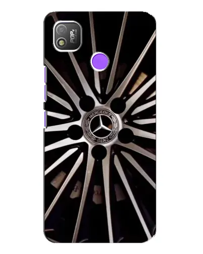 Чехол для TECNO POP 4 с картинкой «Диск Mercedes»