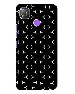 Чехол для TECNO POP 4 с картинкой «Mercedes паттерн звезд»