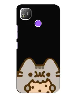 Чохол для TECNO POP 4 з картинкою «Пушин на чорному» Чохол для TECNO POP 4 з картинкою «Пушин на чорному»