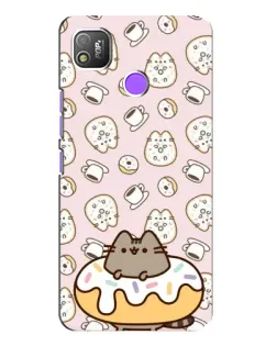 Чохол для TECNO POP 4 з картинкою «Пушин на пончику» Чохол для TECNO POP 4 з картинкою «Пушин на пончику»