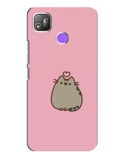 Чохол для TECNO POP 4 з картинкою «Pusheen серце» Чохол для TECNO POP 4 з картинкою «Pusheen серце»