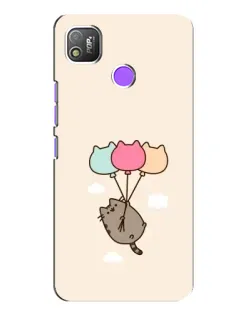 Чохол для TECNO POP 4 з картинкою «Пушин на кульках» Чохол для TECNO POP 4 з картинкою «Пушин на кульках»
