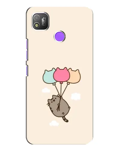 Чохол для TECNO POP 4 з картинкою «Пушин на кульках» Чохол для TECNO POP 4 з картинкою «Пушин на кульках»