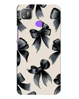 Чехол для TECNO POP 4 с картинкой «Банты Coquette»