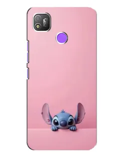 Чехол для TECNO POP 4 с картинкой «Stitch выглядывает» Чехол для TECNO POP 4 с картинкой «Stitch выглядывает»
