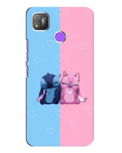 Чехол для TECNO POP 4 с картинкой «Stitch и Angel Love» Чехол для TECNO POP 4 с картинкой «Stitch и Angel Love»