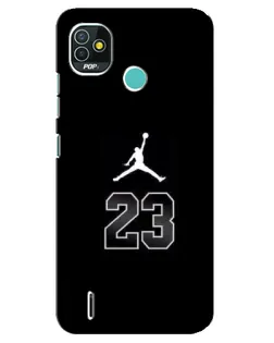 Чехол для TECNO Pop 5 (BD2p) с картинкой «Jordan Flight 23» Чехол для TECNO Pop 5 (BD2p) с картинкой «Jordan Flight 23»