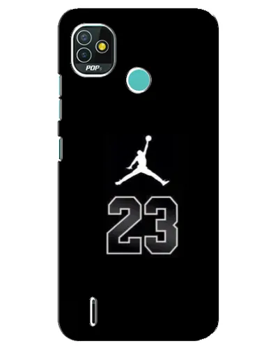 Чехол для TECNO Pop 5 (BD2p) с картинкой «Jordan Flight 23»