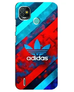 Чехол для TECNO Pop 5 (BD2p) с картинкой «Абстракция Adidas» Чехол для TECNO Pop 5 (BD2p) с картинкой «Абстракция Adidas»