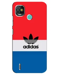 Чехол для TECNO Pop 5 (BD2p) с картинкой «Ретро блоки Adidas» Чехол для TECNO Pop 5 (BD2p) с картинкой «Ретро блоки Adidas»
