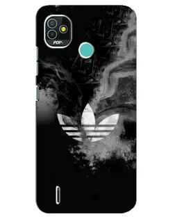 Чехол для TECNO Pop 5 (BD2p) с картинкой «Абстрактный дым Adidas» Чехол для TECNO Pop 5 (BD2p) с картинкой «Абстрактный дым Adidas»