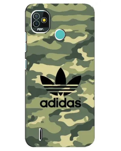 Чехол для TECNO Pop 5 (BD2p) с картинкой «Милитари стиль Adidas» Чехол для TECNO Pop 5 (BD2p) с картинкой «Милитари стиль Adidas»