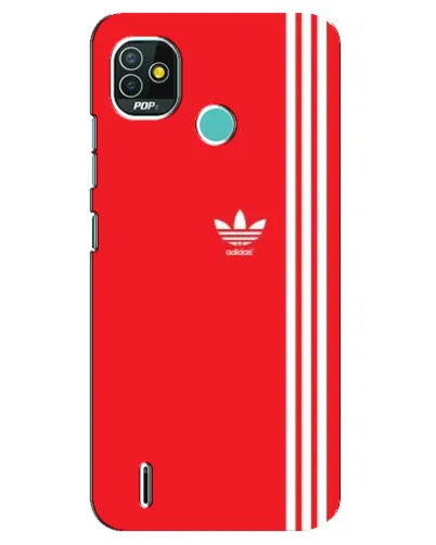 Чехол для TECNO Pop 5 (BD2p) с картинкой «Красный минимализм Adidas» Чехол для TECNO Pop 5 (BD2p) с картинкой «Красный минимализм Adidas»