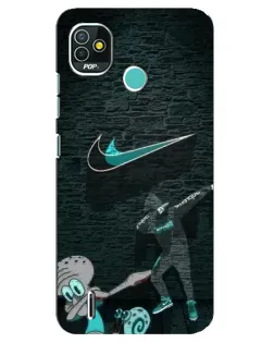 Чехол для TECNO Pop 5 (BD2p) с картинкой «Спортивный арт Nike» Чехол для TECNO Pop 5 (BD2p) с картинкой «Спортивный арт Nike»